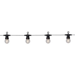 Ljusslingor - 8 meters ljusslinga med 20st LED-lampor i form av glödlampor