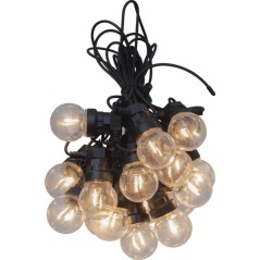 Ljusslingor - 8 meters ljusslinga med 20st LED-lampor i form av glödlampor