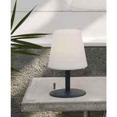 Utomhusbelysning - Laddningsbar bordslampa för inom- och utomhusbruk 26cm
