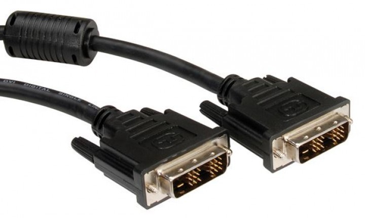 Deltaco 2 meter DVI-kabel (DVI-I Dual Link)