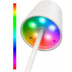 Utomhusbelysning - Laddningsbar bordslampa med RGB för inom- och utomhusbruk, dimbar (svart/vit/brons)