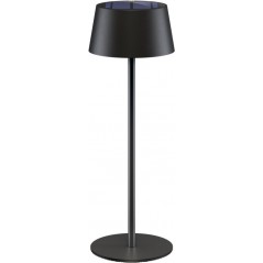 Utomhusbelysning - Goobay portabel solcellsladdad bordslampa för inom- och utomhusbruk, dimbar (svart/vit/brons)