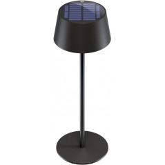 Utomhusbelysning - Goobay portabel solcellsladdad bordslampa för inom- och utomhusbruk, dimbar (svart/vit/brons)