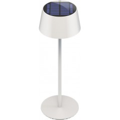 Utomhusbelysning - Goobay portabel solcellsladdad bordslampa för inom- och utomhusbruk, dimbar (svart/vit/brons)