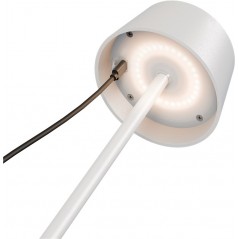 Utomhusbelysning - Goobay portabel solcellsladdad bordslampa för inom- och utomhusbruk, dimbar (svart/vit/brons)