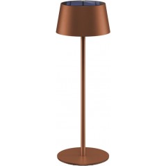 Utomhusbelysning - Goobay portabel solcellsladdad bordslampa för inom- och utomhusbruk, dimbar (svart/vit/brons)