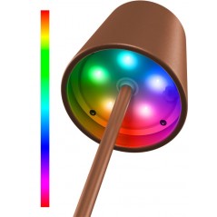 Utomhusbelysning - Laddningsbar bordslampa med RGB för inom- och utomhusbruk, dimbar (svart/vit/brons)