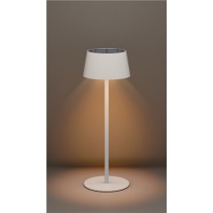 Utomhusbelysning - Goobay portabel solcellsladdad bordslampa för inom- och utomhusbruk, dimbar (svart/vit/brons)