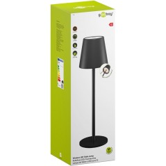 Utomhusbelysning - Laddningsbar bordslampa för inom- och utomhusbruk, dimbar (svart/vit/brons)