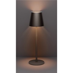 Utomhusbelysning - Laddningsbar bordslampa för inom- och utomhusbruk, dimbar (svart/vit/brons)