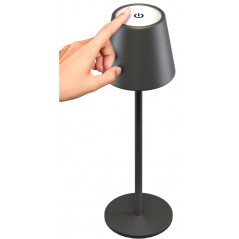 Utomhusbelysning - Laddningsbar bordslampa för inom- och utomhusbruk, dimbar (svart/vit/brons)