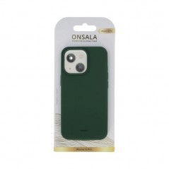 Fodral och skal - Onsala mobilskal till iPhone 13 Pro i olivgrön silikon