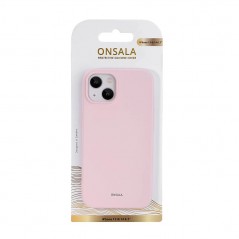 Fodral och skal - Onsala mobilskal till iPhone 13 och iPhone 14 i rosa silikon