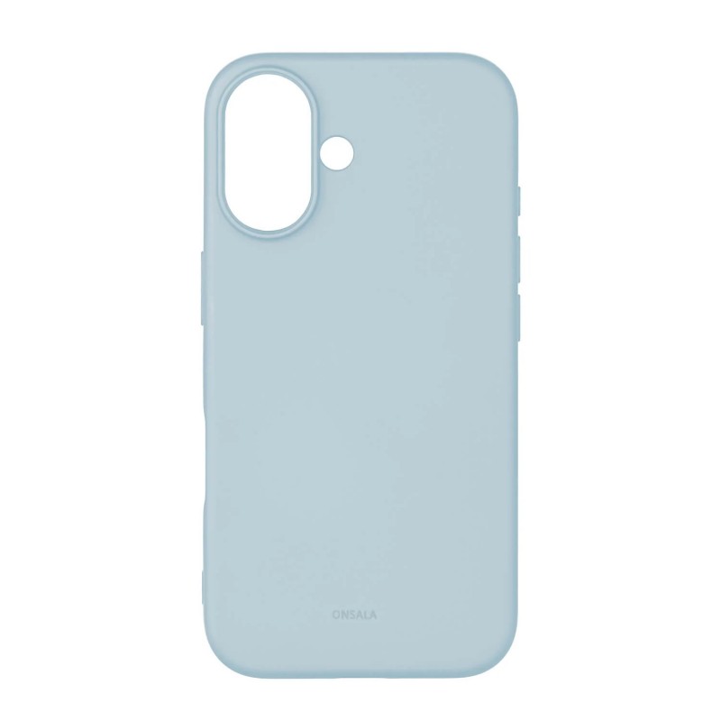 Fodral och skal - Onsala mobilskal av återvunnet material till iPhone 16 i grått