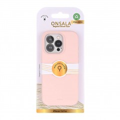 Fodral och skal - Onsala mobilskal av återvunnet material till iPhone 16 Pro i rosa