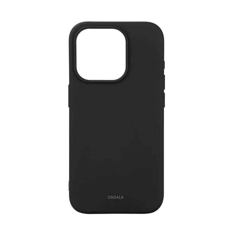 Fodral och skal - Onsala MagSeries mobilskal till iPhone 15 Pro i svart silikon