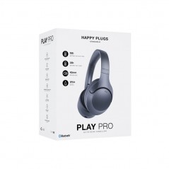 Brusreducerande hörlurar - Happy Plugs Play Pro bluetooth-hörlurar med aktiv brusreducering vit/svart