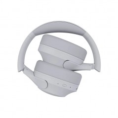 Brusreducerande hörlurar - Happy Plugs Play Pro bluetooth-hörlurar med aktiv brusreducering vit/svart