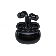 Brusreducerande hörlurar - Happy Plugs Joy Pro in-ear bluetooth-hörlurar & headset med aktiv brusreducering vit/svart