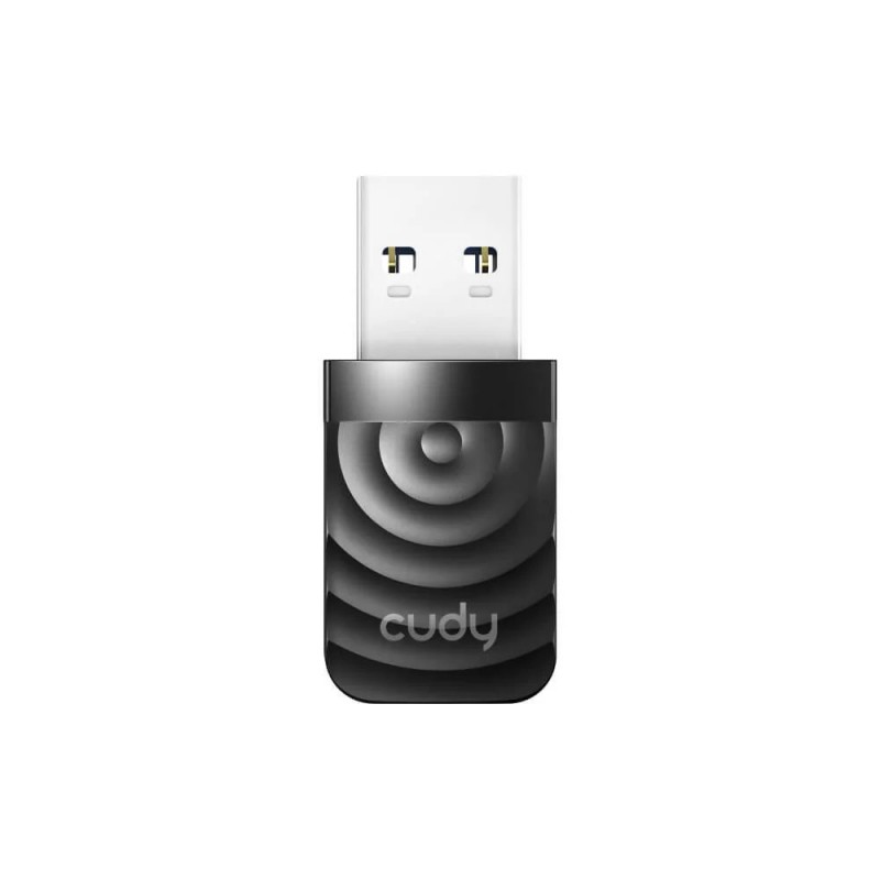 Trådlösa nätverkskort - Cudy WU1300S trådlöst WiFi USB-nätverkskort med Dual Band 2.4GHz/5GHz 1300Mbps