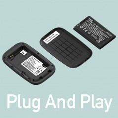 3G/4G/5G-router - Cudy MF4 portabel batteridriven trådlös 4G-router (hotspot)