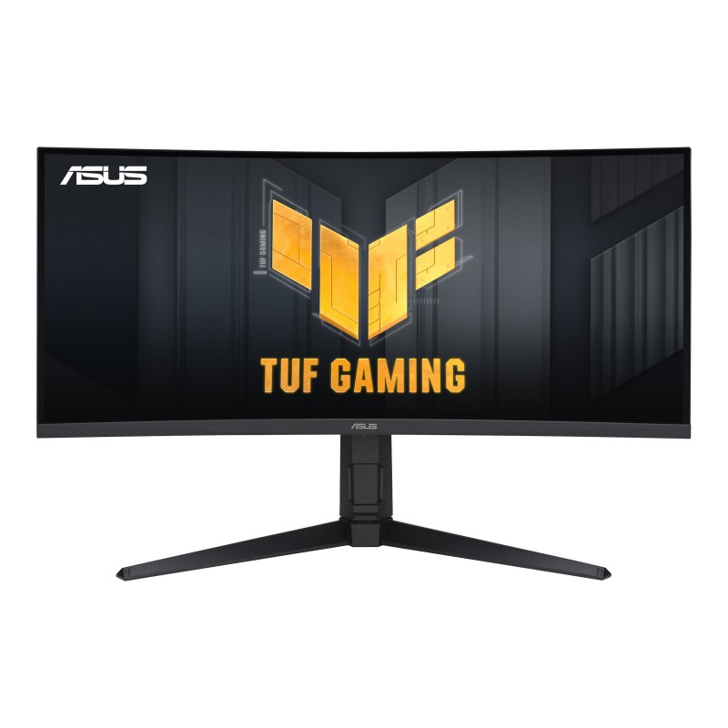 25 - 34" Datorskärm - ASUS TUF Gaming VG34VQEL1A 34" 3440x1440 ultrabred välvd LED-skärm med VA-panel