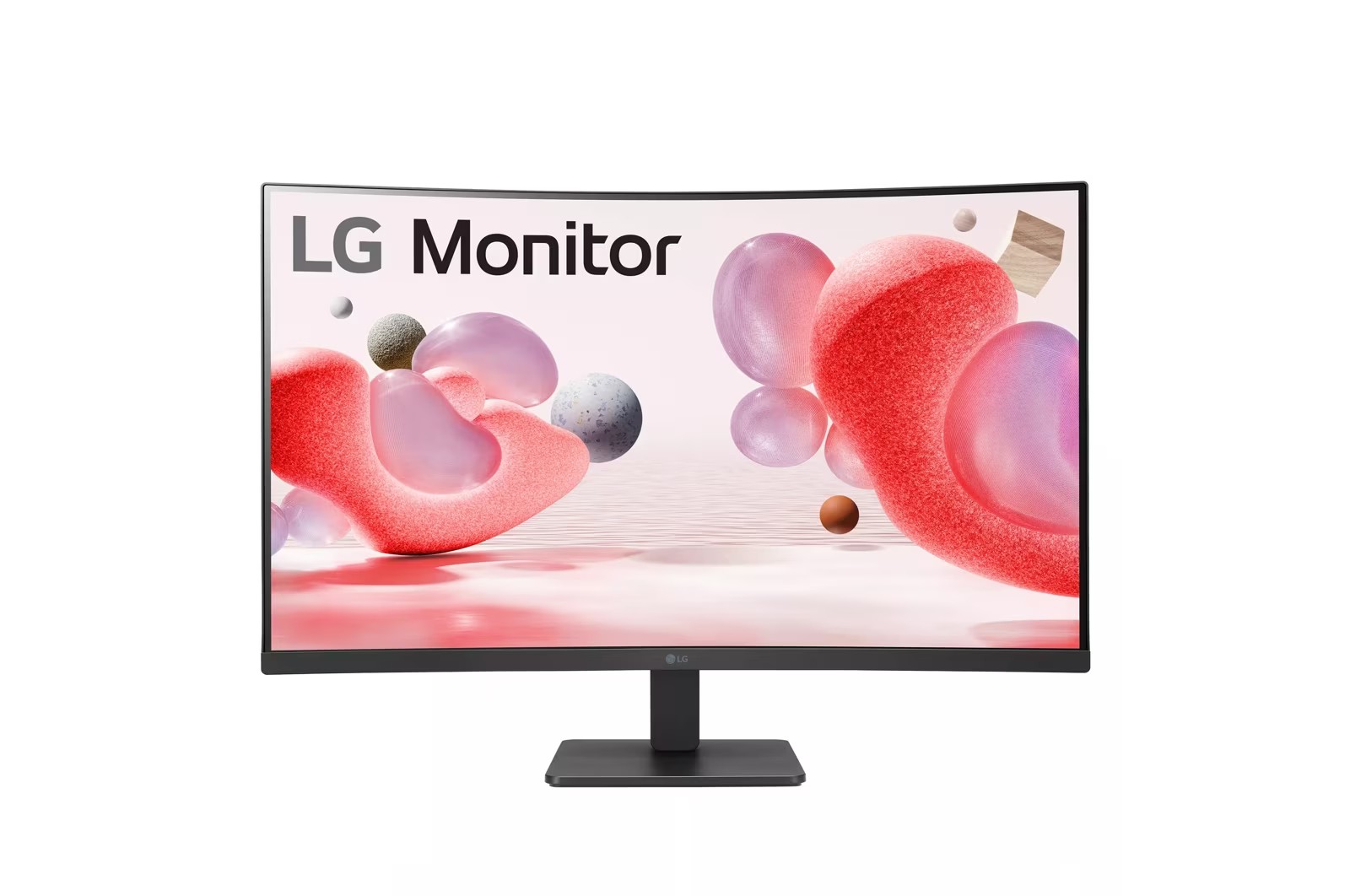 LG 32MR50C-B 32" välvd LED-skärm 100 Hz med VA-panel