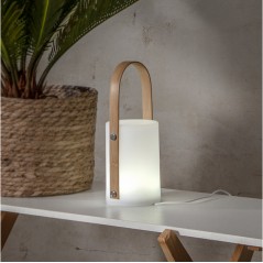 Utomhusbelysning - Laddningsbar lykta & bordslampa för inom- och utomhusbruk 26cm