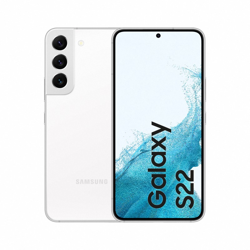 Samsung Galaxy begagnad - Samsung Galaxy S22 5G 128GB Phantom White med 120 Hz-skärm (beg)