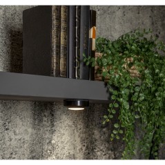 LED-lampa - 3-pack batteridriven självhäftande LED-lampa Svart