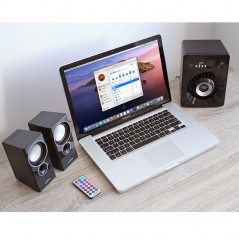 Datorhögtalare - Audiocore AC910 2.1 högtalarsystem datorhögtalare med 3.5 mm och bluetooth