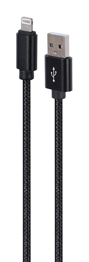 Cablexpert flätad lightningkabel till iPhone och iPad 1.8 meter