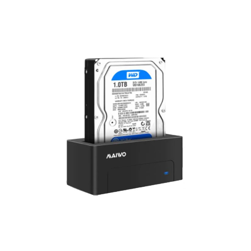 Dockningsstation för hårddisk - Maiwo USB 3.1-dockningsstation för 2.5" och 3.5" SATA-hårddiskar