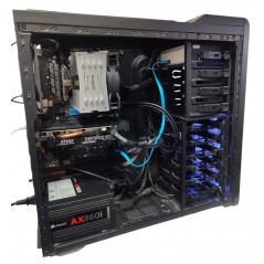 Begagnad Speldator - Corsair Carbide 400R gamingdator med Intel i5 32GB 1TB SSD RTX2060 Win11 Pro (beg)