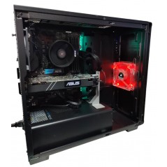 Begagnad Speldator - Corsair Carbide 270R gamingdator med Ryzen 7 32GB 1TB SSD GTX1070 Win11 Pro (beg)