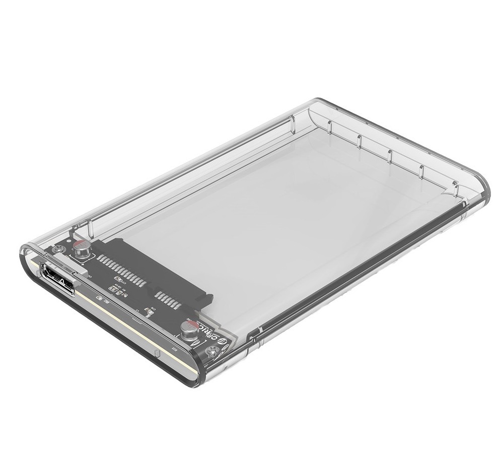 Orico transparent USB 3.0-kabinett för intern 2.5" SATA-hårddisk