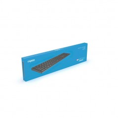 Trådlösa tangentbord - Rapoo E9800M ultratunt trådlöst tangentbord med Multi-Mode (bluetooth + USB)