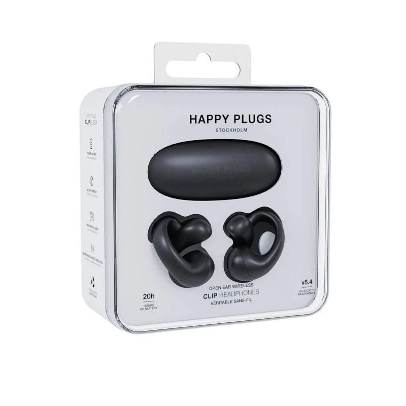 Trådlösa hörlurar - Happy Plugs Clip trådlösa true wireless in-ear hörlurar och headset
