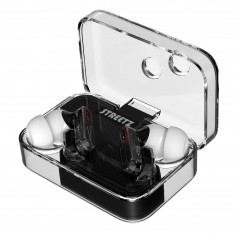 Bluetooth hörlurar - Streetz T250 True Wireless in-ear headset vit/transparent
