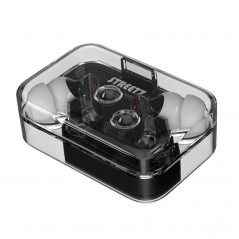Bluetooth hörlurar - Streetz T250 True Wireless in-ear headset vit/transparent