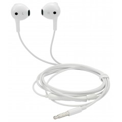 In-ear - Streetz E130 semi-in-ear hörlurar & headset med 3.5 mm kontakt (svart/vit)