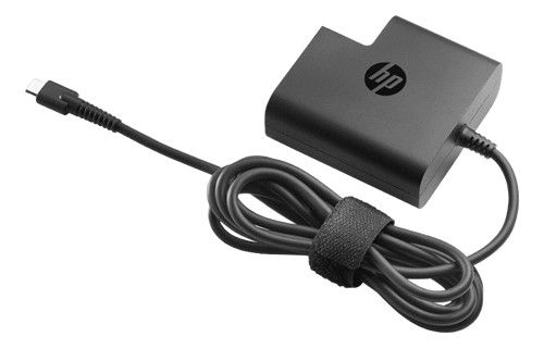 Laddare HP original 65W USB-C med strömkabel (beg)
