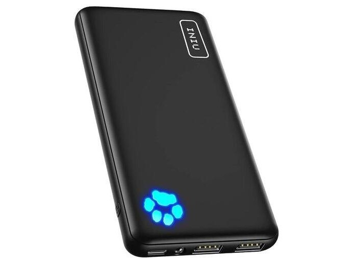 Iniu powerbank 10 000 mAh med 2x USB-A och 1x USB-C med stöd för 15W