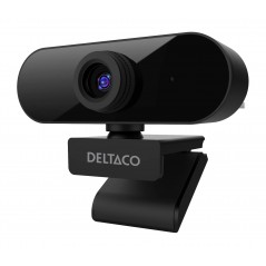 Webbkamera till dator - Deltaco webbkamera med Full HD-upplösning och 360-graders rotation (webcam)