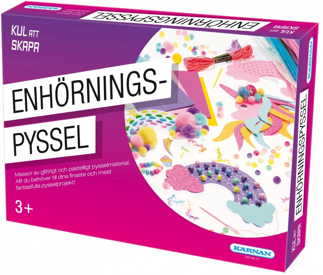 Kul att skapa - Enhörningspyssel från KÄRNAN