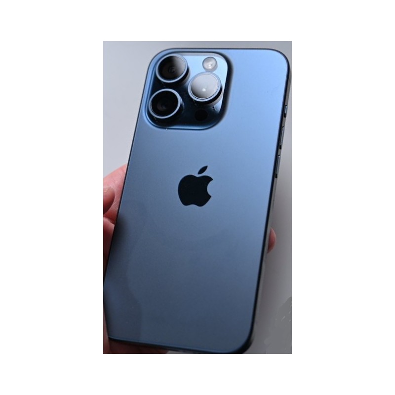 iPhone begagnad - iPhone 15 Pro 128GB Blue Titanium med 1 års garanti (beg)