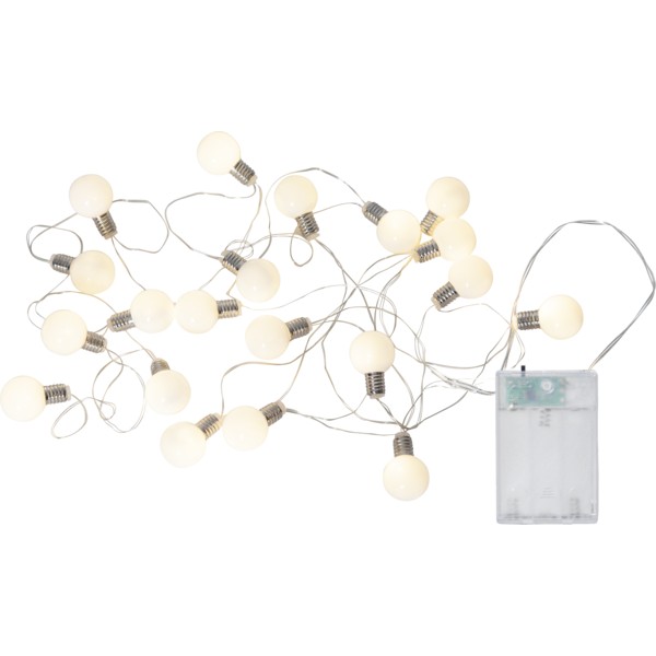 Batteridriven 3 meters ljusslinga med 20st LED-lampor