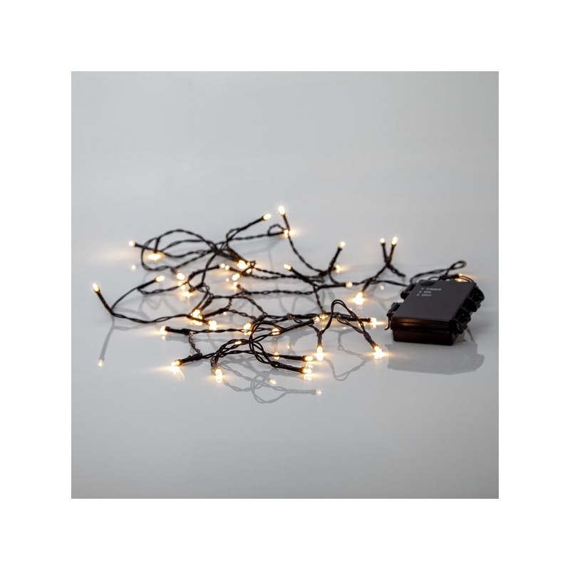 Ljusslingor - Batteridriven 2.8 meters ljusslinga med 40st LED-lampor