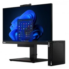 All-in-one-dator - Lenovo ThinkCentre 22" skärm med M70q Gen3 dator i5 (gen 12) 16GB 256GB SSD WiFi Win11 Pro