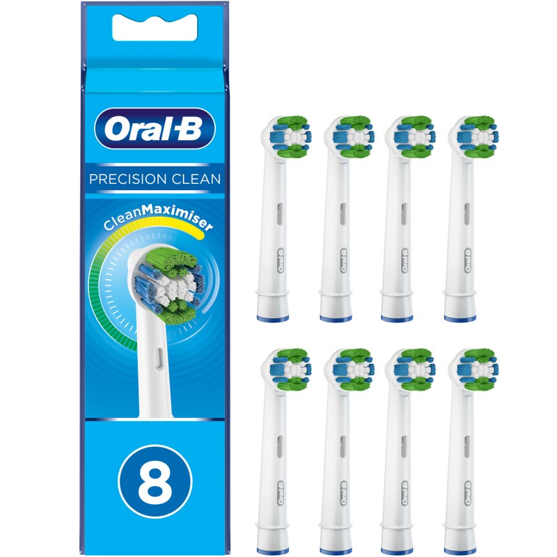 Eltandborste - Braun Oral-B Precision Clean 8-pack borsthuvuden till eltandborste